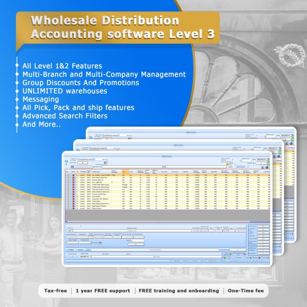 Zomorod Wholesale Distribution Accounting magement software Level 3
