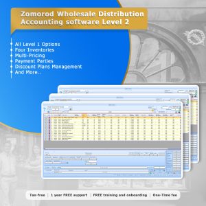 Zomorod wholesale and distribution level2 accounting management software